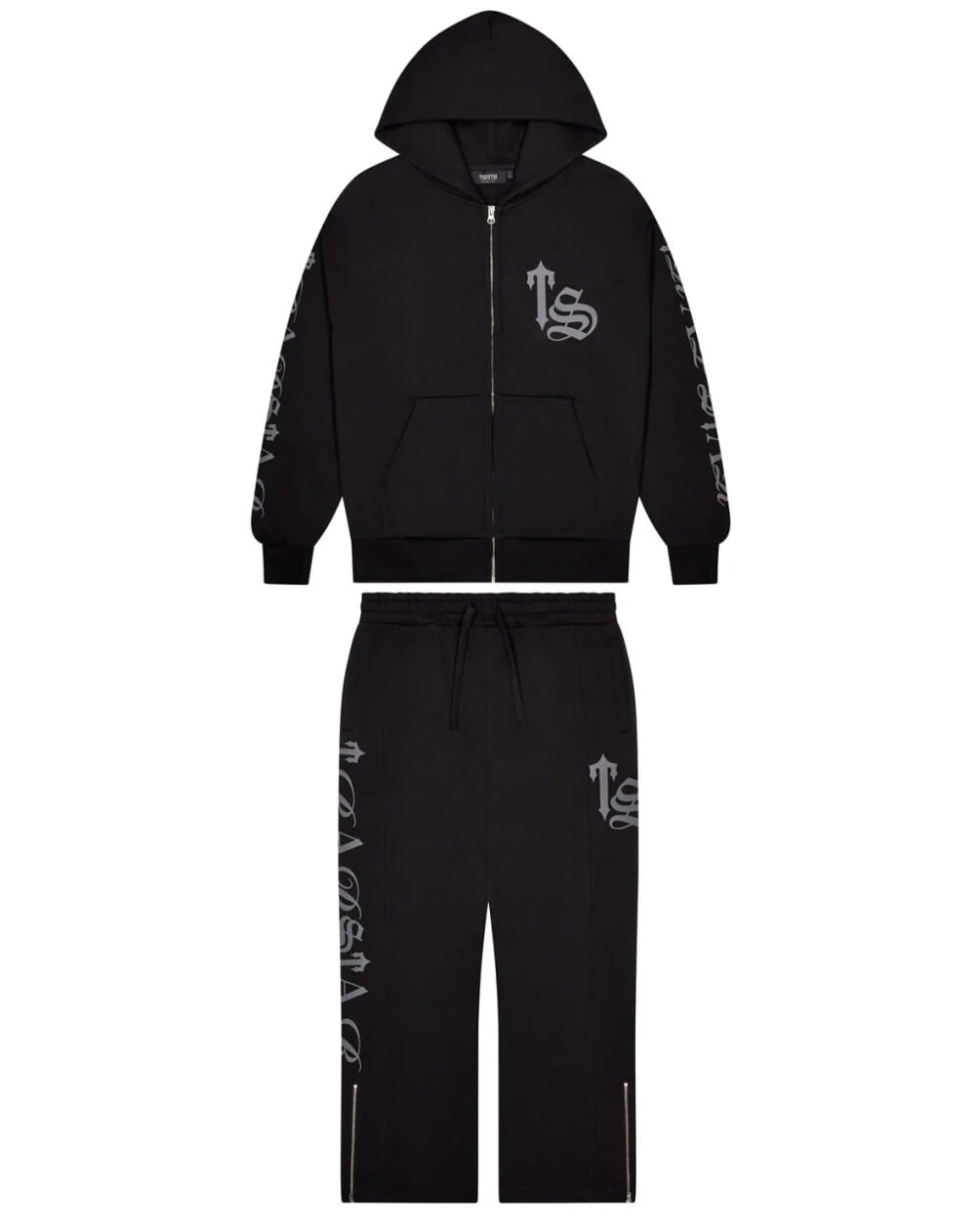 Script Tracksuit - Black