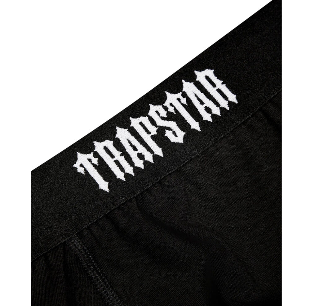 3 Pack Boxer Short - Black with Black Waistband - Image 2